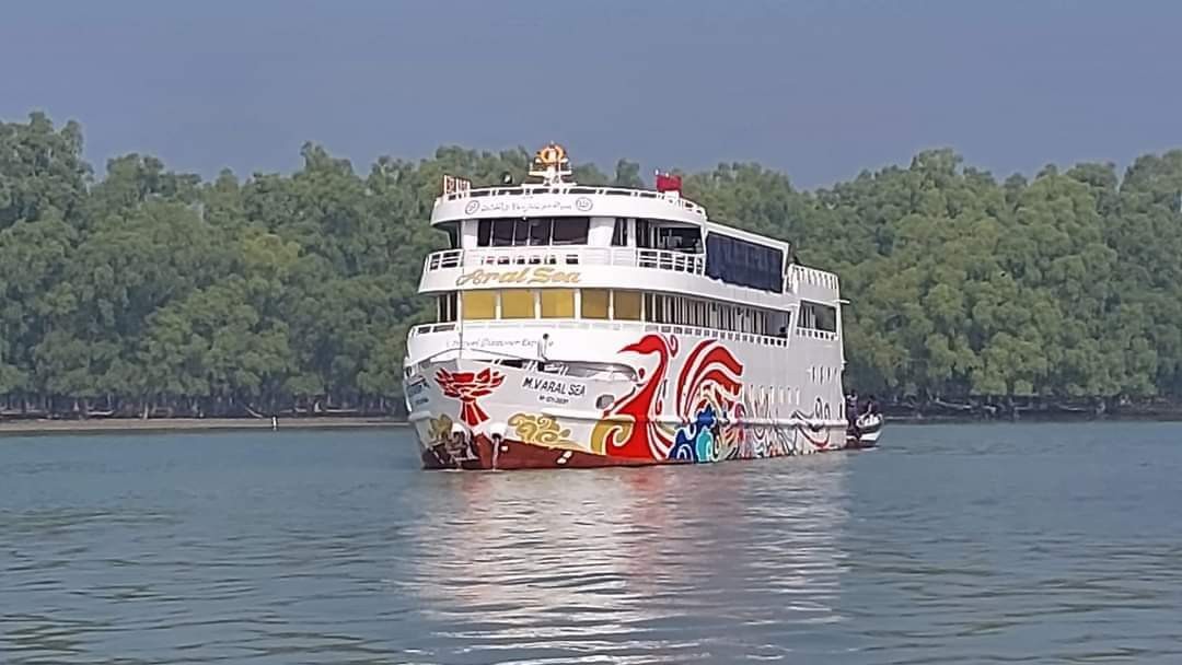 <div>Assalamu Alaikum,&nbsp;</div><div><br></div><div>Welcome to Aral Sea Ac Luxury Cruise. Our ship joins the Sundarbans cruise in December 2022.</div><div>&nbsp;</div><div>Before finalizing your trip Be sure to know all our services and facilities and understand the similarity of our words and deeds.</div><div><br></div><div>What do you get when you cruise with us?</div><div><br></div><div><br></div><div>Tour Start with us:&nbsp; Khulna-Sundarban-Khulna</div><div><br></div><div>Vessel Name: Aral Sea Luxury Ac Cruise</div><div><br></div><div>Package: 3 days 2 nights</div><div><br></div><div>Package cost : 17000tk Per Person Adult</div><div><br></div><div><br></div><div>Room : Ac Room with attached Bath</div><div><br></div><div>Food : 15-17 Times</div><div><br></div><div>Break fast</div><div>Brunch</div><div>lunch&nbsp;</div><div>Evening snacks&nbsp;</div><div>Dinner</div><div><br></div><div>Menu include:</div><div><br></div><div>Meat : Chicken, Beef,Mutton, Duck,Koel.</div><div><br></div><div>Fish:&nbsp; Coral, Rupchanda, LobStar, Faisa,Pabda.</div><div><br></div><div>Vegetable</div><div>Fruits</div><div>Drinks&nbsp;</div><div>Dessert</div><div><br></div><div>See menu details on our page.</div><div><br></div><div><br></div><div>Tour Plan :</div><div><br></div><div>Sundarban 6-8 SPOT tour and boat cruising in small canals of Sundarban.</div><div><br></div><div>Spot :&nbsp;</div><div><br></div><div>Andarmanik</div><div>Jamtala Sea Beach</div><div>Kotka office area</div><div>Kachikhali office area</div><div>Deem char</div><div>Karam water &amp; many&nbsp;</div><div>Canal Cruising ( Andarmanik, Kotka &amp; Kachikhali)</div><div><br></div><div>&nbsp; &nbsp; &nbsp; &nbsp; &nbsp; &nbsp; &nbsp; Or</div><div><br></div><div>Andarmanik/Harbaria</div><div>Jamtala Sea Beach</div><div>Kotka Office Area</div><div>Heron Point</div><div>Dublar Chor</div><div>Karam Jal &amp; Many</div><div>Canal Cruising.</div><div><br></div><div>Safety Measure:</div><div><br></div><div>Life Jacket in all room.</div><div>Enough tube on the ship.</div><div>Co2 room for engine room safety.</div><div>Fire estinguisher</div><div>First Aid Box</div><div>Bowa..</div><div><br></div><div>Noted : We have ample opportunity to discuss more for a safe, comfortable, standard and of course halal tour.</div><div><br></div><div>For More:&nbsp;</div><div><br></div><div>880-1616-777788</div><div>880-1715-025126</div><div><br></div><div>Email: aralsealtd@gmail.com,&nbsp; &nbsp;sazzad272003@yahoo.com</div><div><br></div><div>www.aralseacruise.com</div><div>www.aralsealtd.com</div><div><br></div><div>Sundarban Tour Itinerary Regions of Tour:😊</div><div><br></div><div>Southwestern Bangladesh, The Sundarbans, UNESCO World Heritage, Land of Tiger.</div><div><br></div><div>Itinerary details: (Khulna Sundarban&nbsp; Khulna))😊</div><div><br></div><div>ITINERARY OVERVIEW: EXCLUSIVE TRIP</div><div><br></div><div>Length of the tour: 3 days and 2 nights</div><div><br></div><div>Day 01</div><div><br></div><div>Receive and greet on the Cruising vessel MV ARAL SEA&nbsp; for Sundarbans Cruise. From Khulna</div><div><br></div><div>* Immediately the vessel will start cruising towards the Sundarbans Mangrove Forest and you will enjoy the beauty of riverside lifestyle with Ganges river dolphin and Irrawaddy dolphin etc. A glimpse of sun rising view in the forest is mesmerizing and captivating. A group of kingfishers will welcome to this mangrove forest.</div><div><br></div><div>* We will explore the Herbaria forest office area and various forest activities will be offer like boat-riding through creeks, forest trekking on wooden walkway, climbing the watch tower etc.</div><div><br></div><div>Or&nbsp;</div><div><br></div><div>Andharmanik is an ecotourism in the Sundarbans. Royal Bengal tiger, birds and spotted deer etc. are found here.</div><div>Deep forest and wild animals around the Shelandi and Gushanbaria Canal trimohana are 800 meters feet braille and beautiful environment.</div><div><br></div><div><br></div><div>* Then resume the cruising towards Sundarbans East Wildlife Sanctuary area, Katka forest office</div><div><br></div><div>* Around late night over night stay on boat.</div><div><br></div><div>Day 02</div><div><br></div><div>* Very early morning at around 05.30 hours, we will offer you boat riding trip through narrow creeks and canals to see the wildlife such birds – various species of kingfishers, egrets, otters, jungle cat, fishing cat, leopard cat, water monitor lizard, Bengal monitor lizard, porcupine, rhesus monkey, Bengal Tiger the king of the forest etc.and offer you jungle trekking inside forest. come back and cruise towards kochikali and explore birds island and beach activities back to boat and lunch after lunch boat trip and jungle walk up to sunset .</div><div><br></div><div>Or&nbsp;</div><div><br></div><div>As Hiron Point is a sanctuary, this place is a safe haven for tigers, deer, monkeys, birds, and reptiles. For this reason, it is one of the best places to watch the Royal Bengal Tiger and other live wildlife in the Sundarbans area.</div><div><br></div><div>From Hiron Point, you can see Chitra deer, wild boar and other attractive animals of Sundarbans. Among the birds, there are Halcyon, yellow chestnut Halcyon, blackhead fishery Halcyon, large egret, medal buck, etc. There are also lots of crab habitats. And there are various types of butterfly.</div><div><br></div><div>Dublar Char is a special island in the south part of the Sundarbans mangrove forest. It’s a quiet place with beautiful nature and lively local culture. This article looks at what makes Dublar Char unique, like its role as a fishing village, the yearly Rashmela festival, and the various wildlife living there.</div><div><br></div><div>Back to boat and enjoy the BBQ diner</div><div><br></div><div>* Boat will cruise towards Chandpai forest area and anchor the boat over night stay on boat.</div><div><br></div><div>Day 03</div><div><br></div><div>Morning After breakfast Explore koromjol animal breeding centre ,turtle and dolphin centre after that back in Khulna around 6 o’clock reached in Khulna &amp;&nbsp; after diner (Whole Mutton BBQ) leave the boat tour will finished.</div><div><br></div><div><br></div><div>Attractions:😊</div><div><br></div><div>* Picturesque of the largest Mangrove forest</div><div>* River cruising through mangrove forests’ waterways</div><div>* Bird and animal sightseeing on boat through narrow creeks</div><div>* Trekking on mangrove forest floor for wildlife</div><div>* Enjoy beauty of unexplored and untouched beaches</div><div>* Beach walk on islands</div><div>* Sighting for wildlife such as Otter, Bengal Tiger, Spotted Deer etc.</div><div>* Walk on wooden track</div><div>* View the glimpse of forest on watch tower</div><div><br></div><div>Price includes:😊</div><div><br></div><div>* Cruise inside the Forest with Tourist Vessel .</div><div><br></div><div>ARAL SEA A LUXURY AC CRUISE</div><div><br></div><div>* Accommodation on our cruiser on , couple twin, three four sharing occupancy</div><div>* All meals from Breakfast day 01 to diner on day 03</div><div>* All activities inside the forest as per itinerary.</div><div>* Small country boat to make trips inside small canals/creeks.</div><div>* Mineral water for drinking during the trip.</div><div>* Forest fees &amp; permission</div><div>* Armed forest guard from the forest department</div><div>* An -speaking guide the entire tour</div><div>* BBQ Diner on boat</div><div><br></div><div>Price excludes:😊</div><div><br></div><div>* Any personal requirements such as medicine etc.</div><div>* Beverage (soft and hard)</div><div>* Gratuities for guide and driver</div><div>* Any items not specifically outlined in tour program</div><div>Dress Code &amp; Necessary Items:</div><div>Long trousers &amp; full sleeve shirt</div><div>* Windbreaker / raincoat / umbrella</div><div>* walking shoes for mud &amp; breathing</div><div>* Hat / Cap for Sun protection.</div><div>* Sun-burn lotion &amp; insects spray.</div><div>* Toothpaste &amp; tooth brush</div><div>* Towels &amp; Bath soap</div><div>* Emergency medicine.</div><div>* Flash light.</div><div><br></div><div>Our service will be providing from Khulna-Sundarban-Khulna (on boat), the guests will take care of their journey from &amp; to Dhaka – Khulna – Dhaka by themselves.&nbsp;</div><div><br></div><div>If they want we can collect a/c bus tickets or reserved on behalf of them but our team will not be responsible for any delay / cancellation / services related to bus journey.</div><div><br></div><div>* N B: Aral Sea Cruise reserved the right to cancel / change of any program / reservation schedule without prior notice due to force majors / unavoidable circumstance situation.</div><div><br></div><div>* Note: During the tour inside sundarbans on boat the guest due to any critical condition (like injured, death, sickness, natural Disaster we are not liable, no claim will be acceptable.</div><div><br></div><div>Booking and cancelation policy</div><div>Deposit &amp; Payment:</div><div>While making a confirm booking of a tour even body rent by the Tour operator a payment of full amounting to 70% of the tour fee is to be made along with an official letter. The Guests /Tour operator should clear the balance amount 7days before starting for the said tour.</div><div>Cancellation &amp; Refund:</div><div>If you cancel your trip Three week prior to the start of the tour 50% of the tour fee will be charged. If the cancellation is made within less than Two weeks and more than 7 days before the start, 75% of the tour fee will be charged. If the tour is cancelled in less than 3 days and more than 24 hours to the commencement of the trip, 100% of the tour fee will be charged.</div><div>Note:This cancelation policy will be applicable only for full amount</div><div>(This cancellation &amp; refund policy would not be applicable for any natural disaster, emergency &amp; political situation like hortal, )</div><div><br></div><div>Note: During the tour inside sundarbans on boat the guest due to any critical condition (like injured, death, sickness ,natural Disaster we are not liable ,no claim will be acceptable.</div><div><br></div><div>OTHER IMPORTANT INFORMATION FOR SUNDARBANS FOREST TRIP</div><div><br></div><div>Meal Time:</div><div><br></div><div>Morning Tea: 0530 hrs, Breakfast: 0730-0830 hrs, Morning Snacks &amp; Tea: 1000-1100 hrs</div><div>Lunch: 1230-1330 hrs</div><div>Afternoon Snacks &amp; Tea: 1530-1630 hrs</div><div>Dinner: 1930-2030 hrs</div><div><br></div><div><br></div><div>DO’S WHILE ON CRUISER:</div><div><br></div><div>* Do not drop anything in the water or in the Jungle; use the “BIN” on the boat.</div><div>* Smoking and any kind of fire are strictly prohibited inside the cabin.</div><div>* Be economic in use of any kind of water and electricity.</div><div>* Have your meals in time, for smooth management.</div><div>* Maintain silence during night – time (21:00 – 06:00) to enjoy the nature.</div><div>* Take care of your valuables</div><div>* Keep a watch to your children.</div><div><br></div><div>DO’S WHILE IN THE JUNGLE:</div><div><br></div><div>* While inside the jungle, never be alone. Be in a group all the time.</div><div>* No harm to any plants in the forest and do not disturb the wild animals.</div><div>* For any problem always talk to your guide only.</div><div>* Avoid the striking color in the jungle, use jungle - friendly dress.</div><div><br></div><div>* Do not use perfume inside the jungle, as it irritates the wildlife.</div><div><br></div><div>* Sundarbans is a reserved forest and without any habitation by human.&nbsp;</div><div><br></div><div>For any unprecedented circumstances, keep cool and cooperate with the guide to control the situation.</div><div><br></div><div>NOTE</div><div><br></div><div>* No alcohol will be available for sale on board.</div><div>* Soft drinks will be available for cash</div><div>* Drone cant aloud inside the forest</div>
